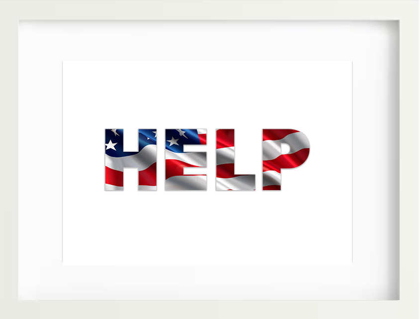 Help by W. T. Falscher. The Statement - The work is offered framed, ready to hang.