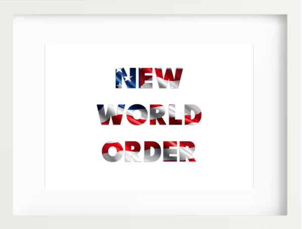 2025-13 NEW WORLD ORDER - trivial art 2025 by W. T. Falscher. Donald, what the hell are you doing? Documents & drawings. Unique pieces, prints, ready to hang.